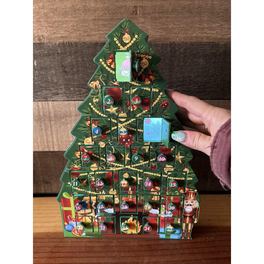 avon countdown to christmas light up tree plays music -missing Star - Picture 2 of 6